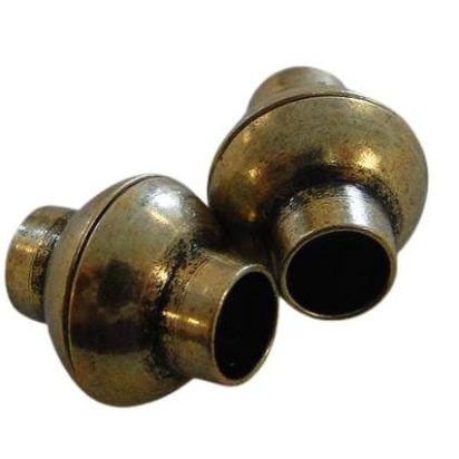 Zamak magnetic clasp: MGL 4 6mm (Antique Gold)