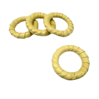 Leather Rings: 34mm (Beige)