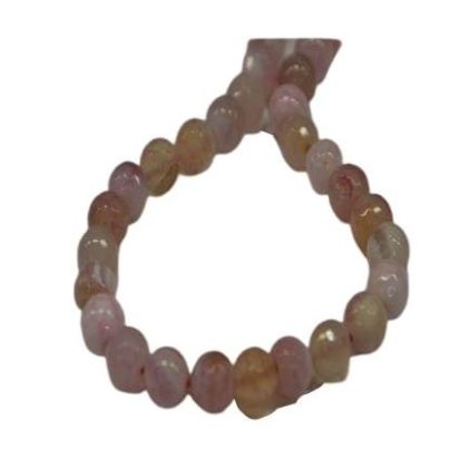 Semi Precious Stones item 5-10mm-Pink