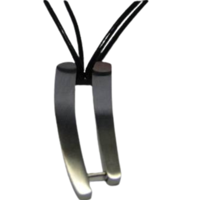 Stainless steel pendant: SSP-310 42x15x5mm (Steel)