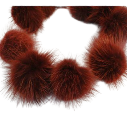Mink-Wine Red-40mm