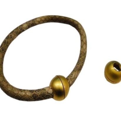 Zamak magnetic clasp: MGL 05 6mm (Matt Gold)