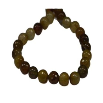 Semi Precious Stones item 5-10mm-Multi Mokka