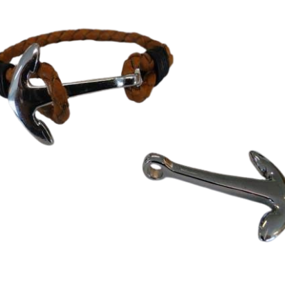 Stainless Steel Anchor Clasp: MGST 228 3mm (steel)