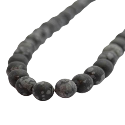 Natural Stones-8mm-Snowflake Frosted