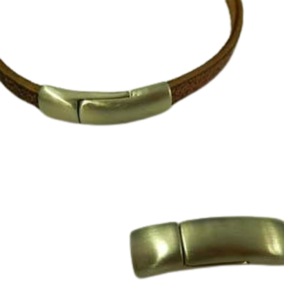 Stainless Steel Magnetic Clasp: MGST-139 6*3mm (Steel Matt)