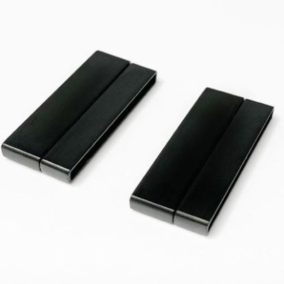 Stainless Steel Magnetic Clasp: MGST-105 30*2,5mm (Black)