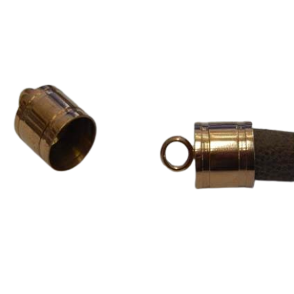 Stainless steel end cap: SSP 392 10mm (Gold)