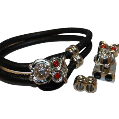 Zamak Open Hook Clasp: MGL-110 6mm (Steel)