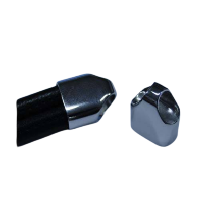 Stainless steel end caps: SSP-49 14.5x7.3 mm (Steel)