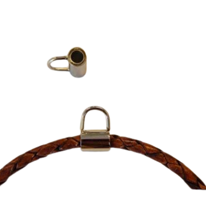 Stainless steel part for round leather: SSP-54 3mm (Steel)