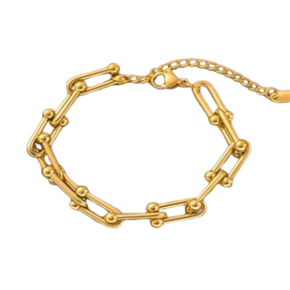 Gold plated stainless steel Bracelets - 44