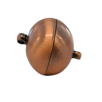 brass Magnetic clasp MG1-12mm-Shinny Copper