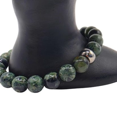 Kambaba Gemstone Bracelet: Style-524 (8mm)