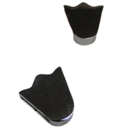 Stainless steel part for leather: SSP-407 10.2*2mm (Steel)