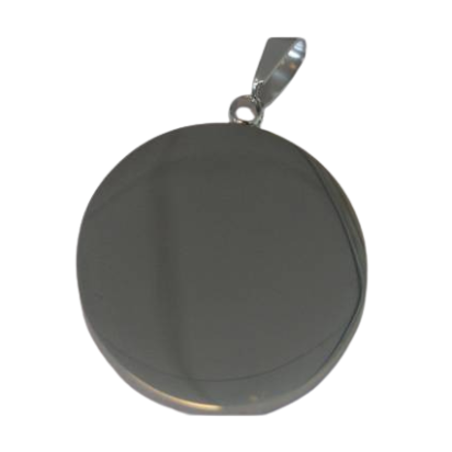 Stainless steel pendant: SSP-203 35mm (Steel) Circle