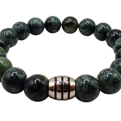 Kambaba Gemstone Bracelet: Style-523 (10mm)