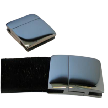 Stainless Steel Magnetic clasps: MGST-111 14*2,5mm (steel)