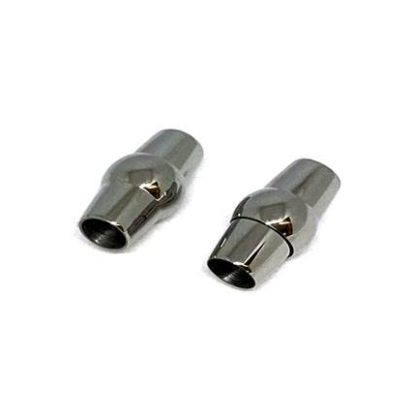 Stainless Steel Magnetic Clasp: MGST 124 6mm (Steel)
