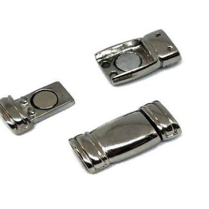 Stainless Steel Magnetic Clasp: MGST-149 10.5*5mm (Steel)