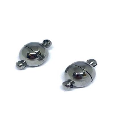 Stainless Steel Magnetic Clasp,Steel,MGST-20 8mm