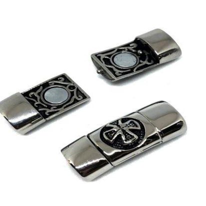 Stainless Steel Magnetic Clasp: MGST-214 12*7mm (steel)