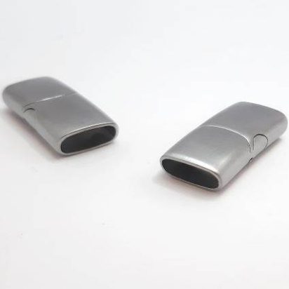 Stainless Steel Magnetic Clasp: MGST-260 10*5mm (Steel Matt)