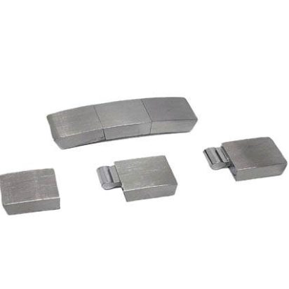 Stainless Steel Magnetic Clasp: MGST-276 8*3mm (Steel Matt)
