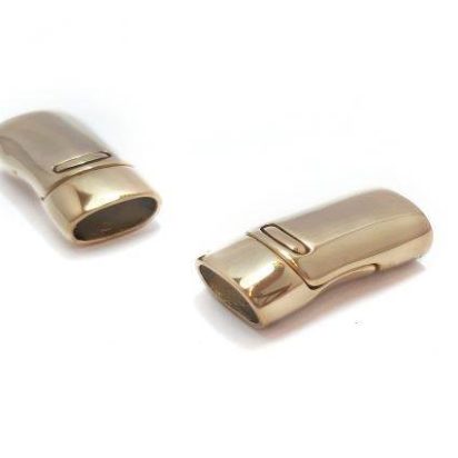 Stainless Steel Magnetic Clasp: MGST-92 11*7mm (gold)