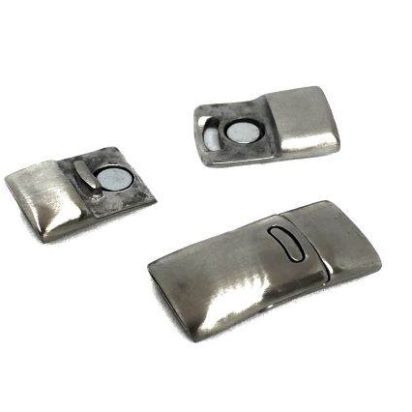 Stainless Steel Magnetic Clasp: MGST-93 12*4 mm (steel)