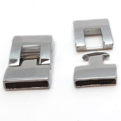 Stainless Steel Hook Clasp: MGST 90 14*3,5mm (Steel)