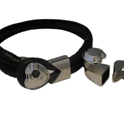 Zamak Open Hooks Clasp: MGL-58 10mmx5mm (Steel)