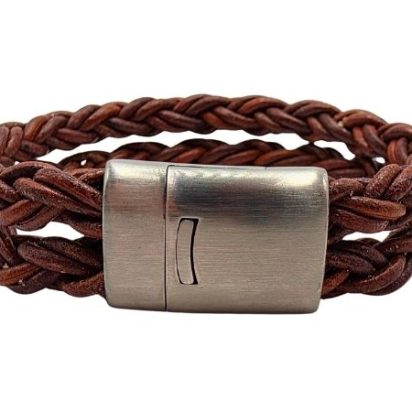 Hawaii Bolo Braided Leather Bracelet - Style 537