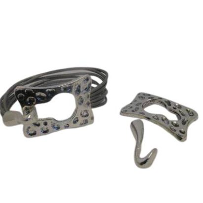 Zamak Hook Clasp: ZAML 58 6mm (Steel)