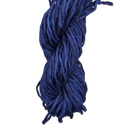 Silk Cords - Marine Blue - 2mm