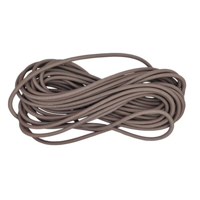 Real Round Nappa Leather Cord - Taupe 5mm