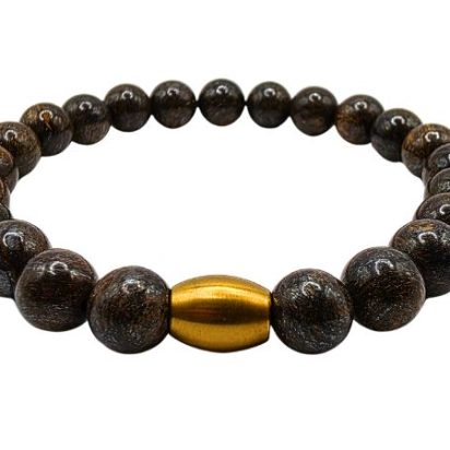 Matte Bronzite Gemstone Bracelet: Style-515 (8mm)