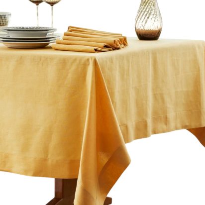 Yellow Waxed Tablecloth