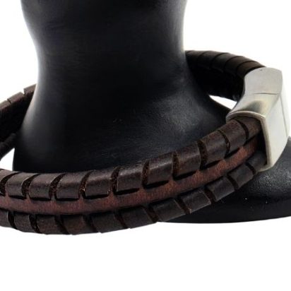 Bruges Braided Leather Bracelet - Style 247