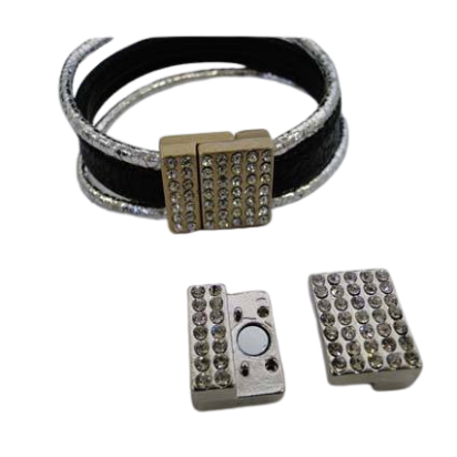 Zamak magnetic claps: MGL-266 14*3mm (steel)