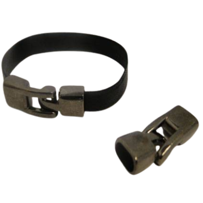 Zamak hooks clasps: ZAML-48 10*5.5mm (steel)