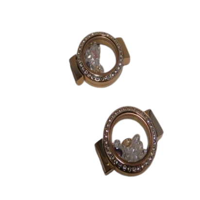 Stainless steel part for leather SSP-609 rose gold-10*3mm