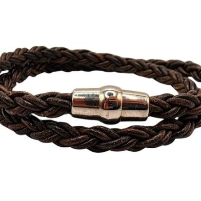Hawaii Bolo Braided Leather Bracelet - Style 519