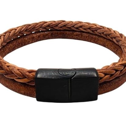 Combination Leather Bracelet - Style 184