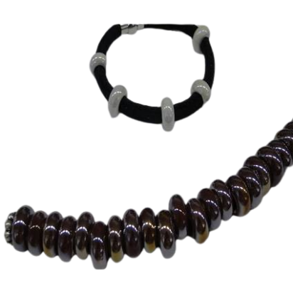 Ceramic Beads - 6mm (Maroon AB)