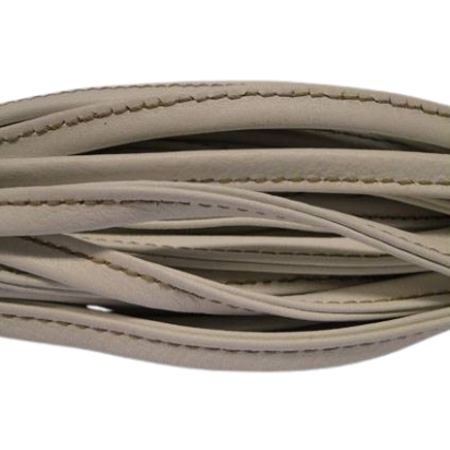 Nappa-Sewn-7mm-White with Yellow