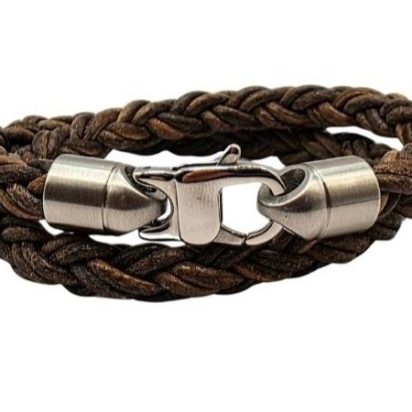 Hawaii Bolo Braided Leather Bracelet - Style 501
