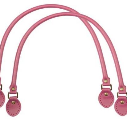 Leather-Bag Handle-Style1- Pink