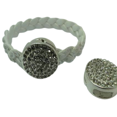 Zamak magnetic clasp: MGL-343 9*3mm (Antique silver)