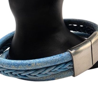 Combination Leather Bracelet - Style 223